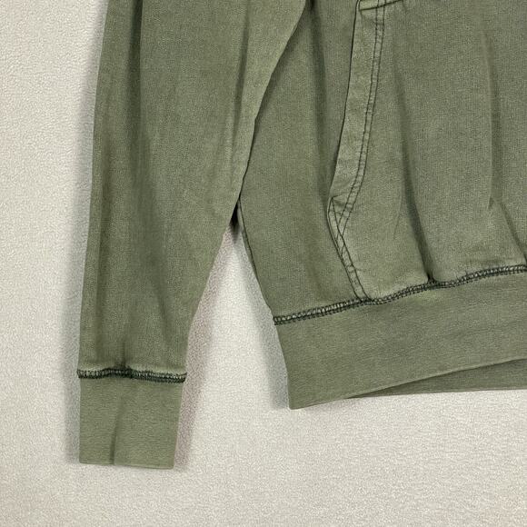 Google Hoodie Mens M Green Regular Fit Logo Print Pockets Pullover Sweatshirt - Picture 7 of 10